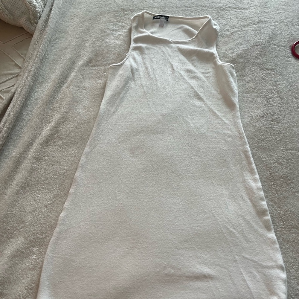 White mini dress